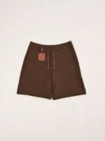 Мужские шорты Loro Piana коричневого цвета, артикул 338376