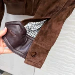 Кожаный бомбер BOTTEGA VENETA — изображение 8