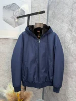 Мужская куртка Loro Piana синего цвета, артикул 338505