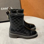 Женские полусапоги Chanel чёрного цвета, артикул 338736 — фото 3