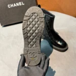 Женские полусапоги Chanel чёрного цвета, артикул 338736 — фото 6