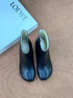 Женские ботильоны Loewe чёрного цвета, артикул 338738 — фото 3