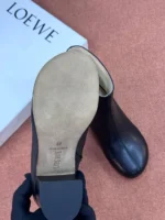 Женские ботильоны Loewe чёрного цвета, артикул 338738 — фото 7