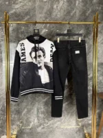 Мужское худи Dolce Gabbana чёрного цвета, артикул 338658 — фото 2