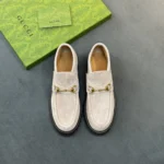 Женские ботинки Gucci серого цвета, артикул 339096 — фото 3