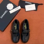Женские балетки Chanel чёрного цвета, артикул 339104 — фото 3