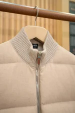 Куртка с вязанными рукавами ZEGNA — изображение 4