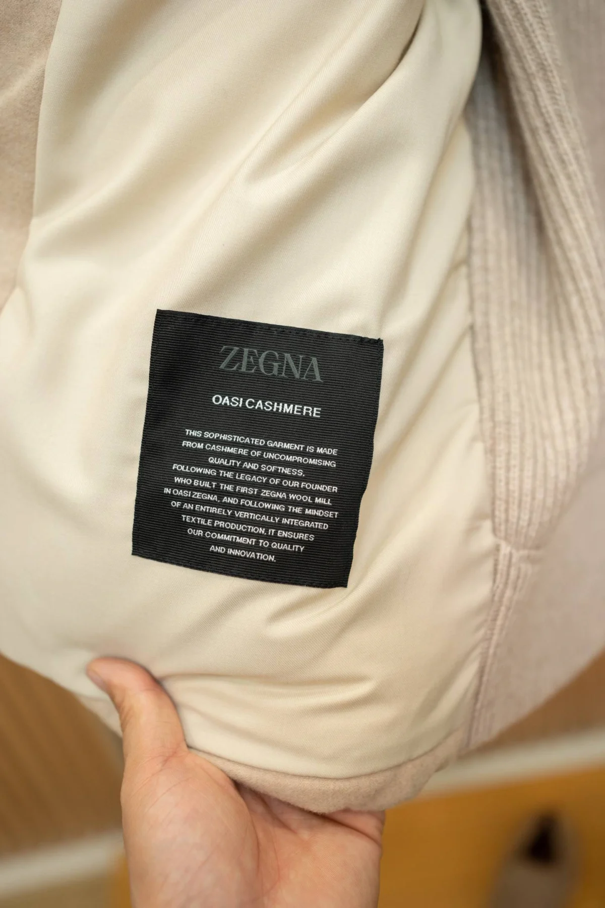 Куртка с вязанными рукавами ZEGNA — изображение 8