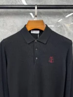 Поло с длинным рукавом BRUNELLO CUCINELLI — изображение 3