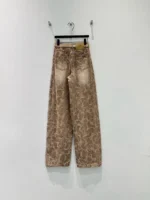 Женские джинсы Hermes коричневого цвета, артикул 339280 — фото 2