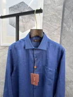 Льняная рубашка LORO PIANA — изображение 3