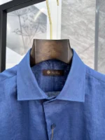 Льняная рубашка LORO PIANA — изображение 4