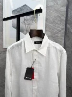 Льняная рубашка KITON — изображение 3