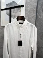 Льняная рубашка KITON — изображение 3
