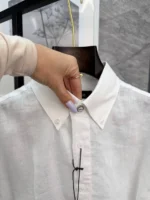 Льняная рубашка KITON — изображение 4