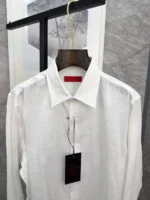 Льняная рубашка ISAIA — изображение 3