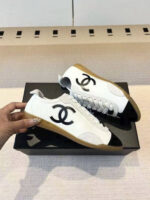 Женские кеды Chanel белого цвета, артикул 343289