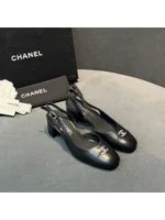 Женские туфли Chanel чёрного цвета, артикул 339903