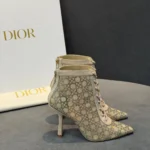 Женские ботильоны Dior бежевого цвета, артикул 339435 — фото 3