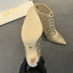 Женские ботильоны Dior бежевого цвета, артикул 339435 — фото 6