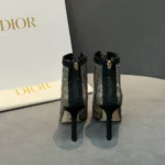 Женские ботильоны Dior серого цвета, артикул 339434 — фото 5