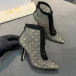 Женские ботильоны Dior серого цвета, артикул 339434 — фото 2