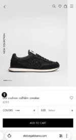Мужские кроссовки Dolce Gabbana тёмно-синего цвета, артикул 339505 — фото 6