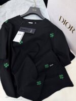 Женская футболка Dior чёрного цвета, артикул 339622