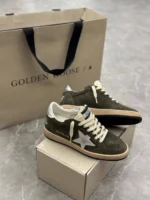 Женские кеды Golden Goose цвета хаки, артикул 339821 — фото 4