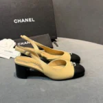 Женские туфли Chanel бежевого цвета, артикул 339902 — фото 3