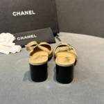 Женские туфли Chanel бежевого цвета, артикул 339902 — фото 5