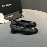 Женские туфли Chanel чёрного цвета, артикул 339903 — фото 3