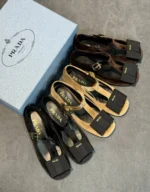 Женские туфли Prada чёрного цвета, артикул 339909 — фото 2