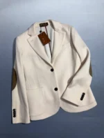 Женский пиджак Loro Piana белого цвета, артикул 339924