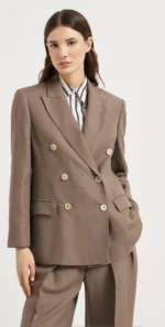 Женский костюм Brunello Cucinelli коричневого цвета, артикул 340109 — фото 2