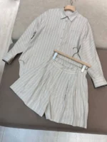Женский костюм Brunello Cucinelli серого цвета, артикул 340108