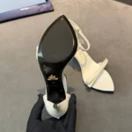 Женские босоножки Prada белого цвета, артикул 340179 — фото 6
