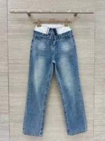 Женские джинсы Maison Margiela синего цвета, артикул 340149