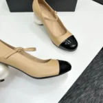 Женские туфли Chanel бежевого цвета, артикул 340304 — фото 8