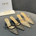 Женские мюли Dior кремового цвета, артикул 340282 — фото 2