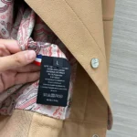 Кожаный бомбер HERMES — фото 9