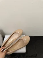 Женские балетки Dior бежевого цвета, артикул 340500 — фото 6