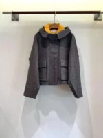 Женское пальто Loro Piana серого цвета, артикул 340455