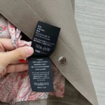 Кожаный бомбер HERMES — фото 7