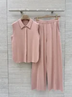Женский костюм Loro Piana розового цвета, артикул 340494