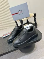 Мужские кеды Prada чёрного цвета, артикул 340658