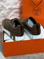 Мужские кроссовки Hermes коричневого цвета, артикул 340700 — фото 6