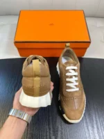 Мужские кроссовки Hermes коричневого цвета, артикул 340716 — фото 5