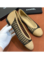 Женские балетки Chanel чёрного цвета, артикул 342117