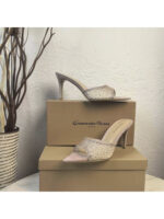Женские мюли Gianvito Rossi розового цвета, артикул 342095
